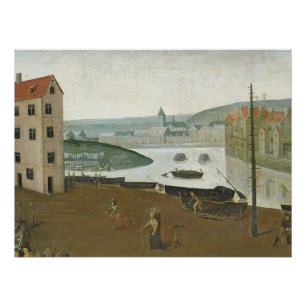 Poster L'Ile Notre-Dame 1590-3 (huile sur la toile)
