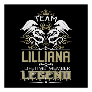 Poster Lilliana Lilliana Dragon Membre à vie Légende