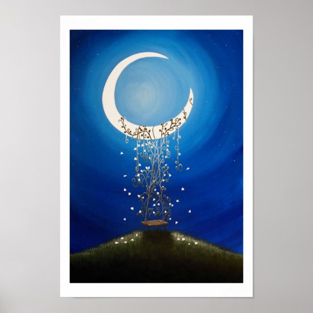 Poster L'illustration de la balançoire de souhaits (Devant)