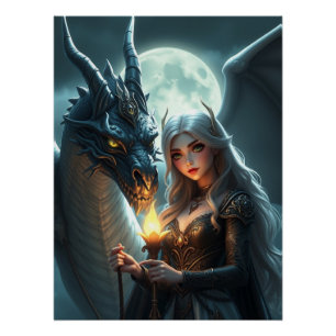 Poster L'Imaginaire du dragon mystique