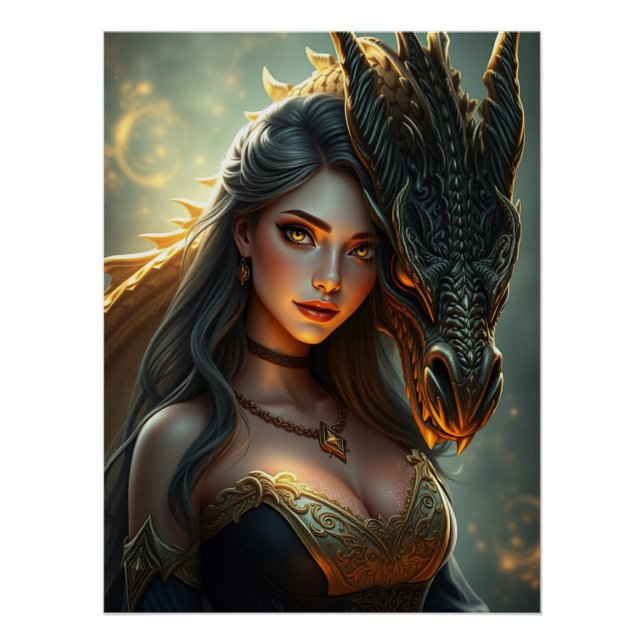 Poster L'Imaginaire du dragon mystique (Devant)