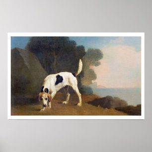 Poster Limier sur la piste, v.1760 (huile sur papier coll