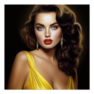 Poster Lina - Super Modèle Latina!