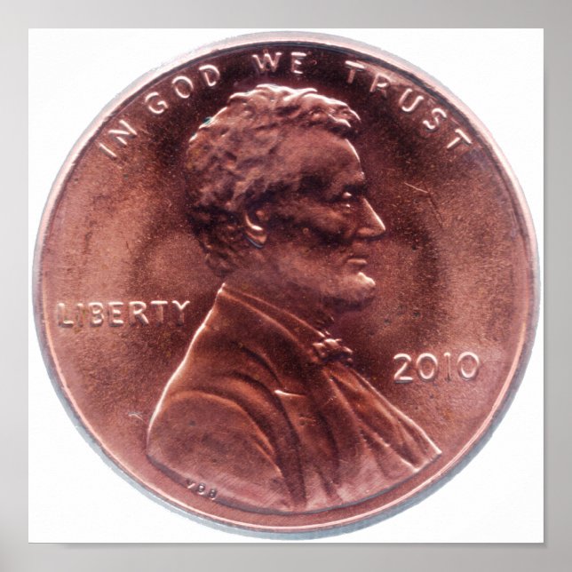 Poster Lincoln Cent (Devant)