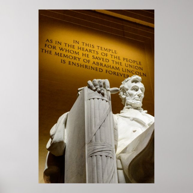 Poster Lincoln Memorial par Diacritical (Devant)