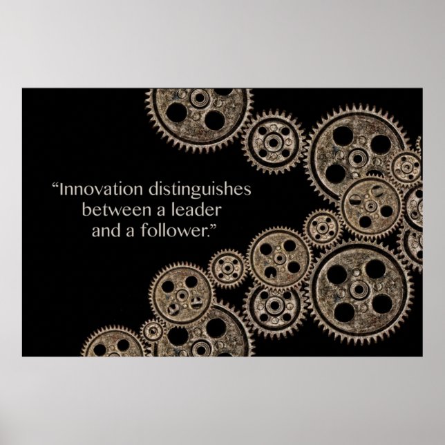 Poster L'innovation distingue l'affiche (Devant)