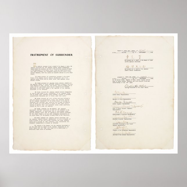 Poster L'instrument japonais de restitution (1945) (Devant)