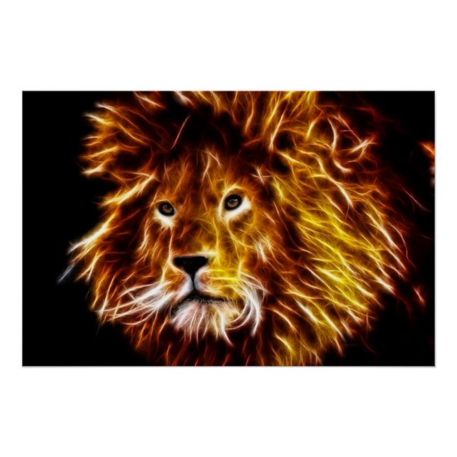 Poster Lion (Devant)