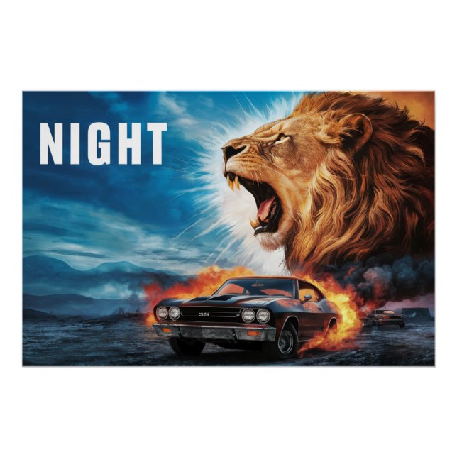 Poster Lion 05 (Devant)