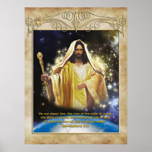 Poster Lion Of The Tribe Judah