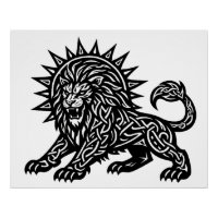 Lion Zodiaque Soleil‑Crinière Lion | BurnsInHell