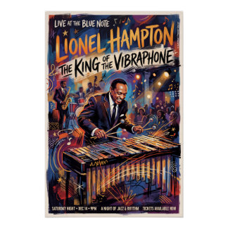 Poster Lionel Hampton Live