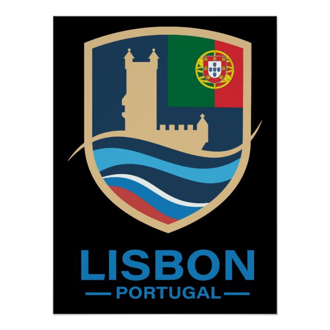 Poster Lisbonne Portugal Europe (Devant)