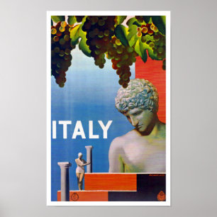 Poster L'Italie vintage