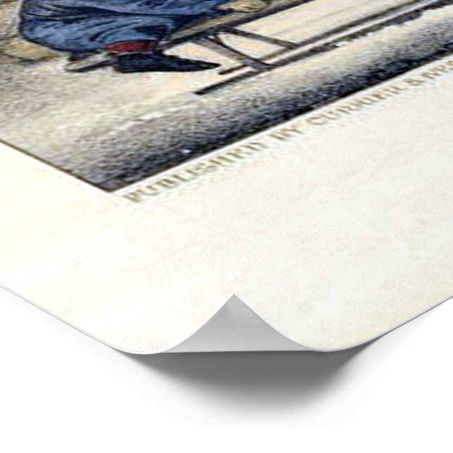 Poster Lithographie De Currier & Ives : Un Voyage À L'Éco (Coin)