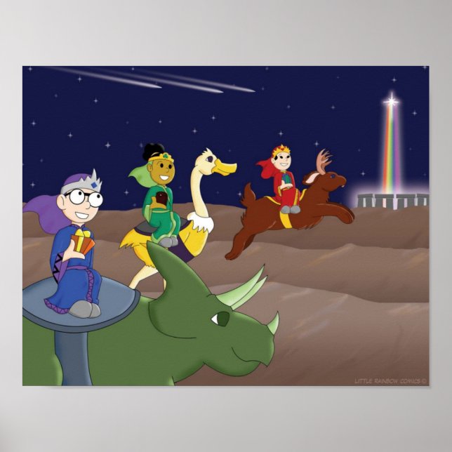 Poster Little Rainbow Comics : Suivez votre propre étoile (Devant)