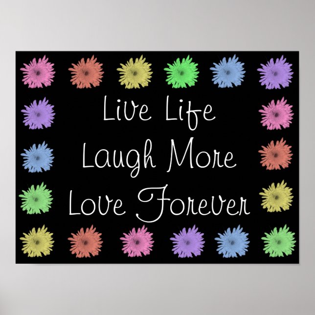 Poster Live Life Lauder Plus d'amour pour toujours (Devant)
