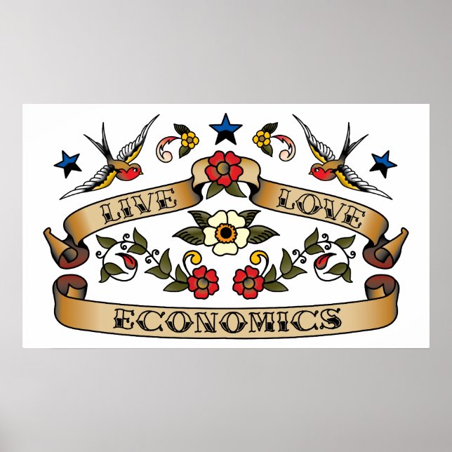 Poster Live Love Economics (Devant)