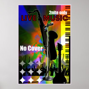 Poster Live Music