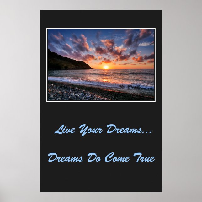 Poster Live Your Dreams (Devant)