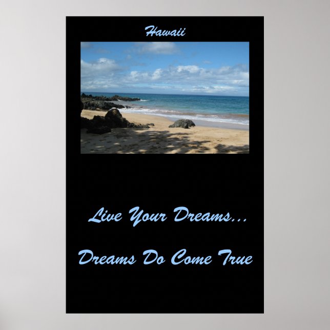 Poster Live Your Dreams (Devant)