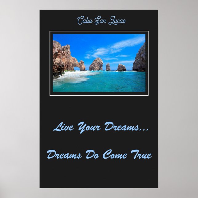Poster Live Your Dreams (Devant)