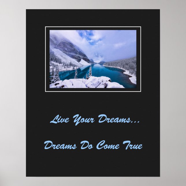 Poster Live Your Dreams (Devant)