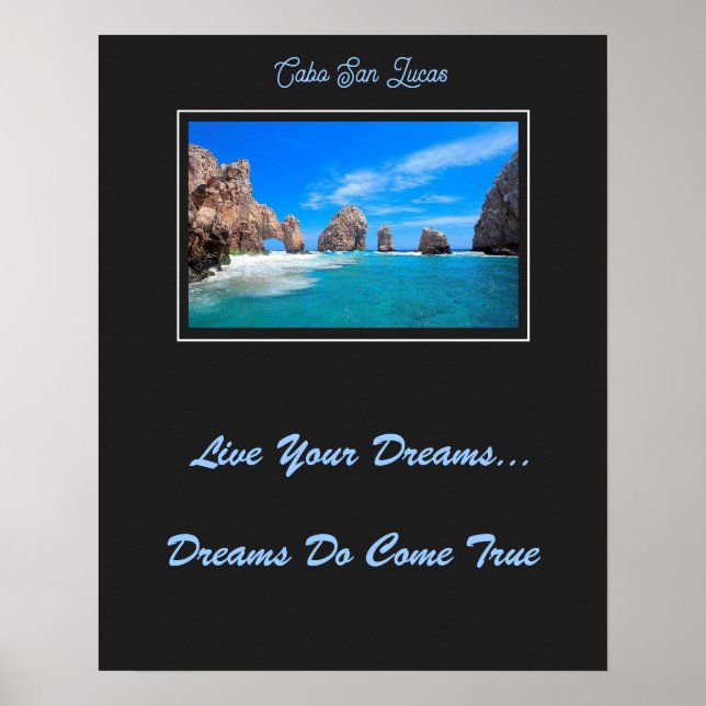 Poster Live Your Dreams (Devant)