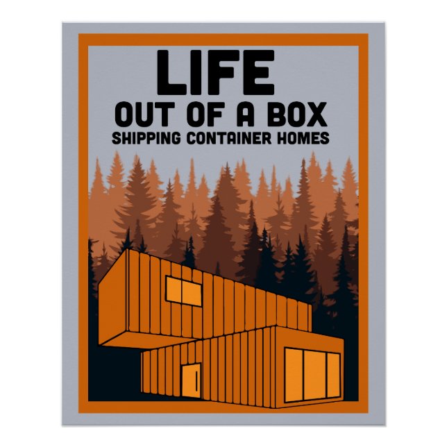 Poster Livraison Conteneur Home (Devant)