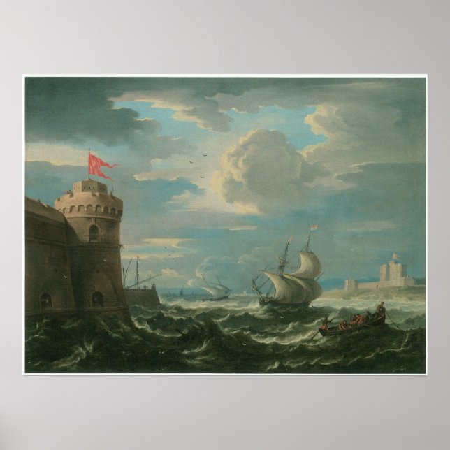 Poster Livraison sur une brise rigide, Pieter Mulier (Devant)