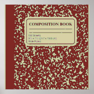 Poster Livre de composition/Étudiant-Enseignant
