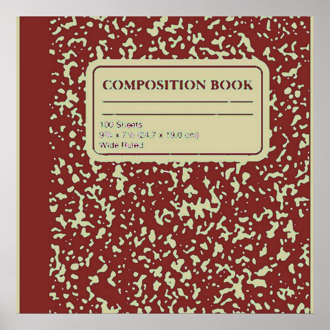 Poster Livre de composition/Étudiant-Enseignant (Devant)