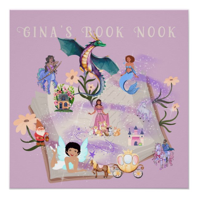 Poster Livre d'histoire personnalisée (Devant)