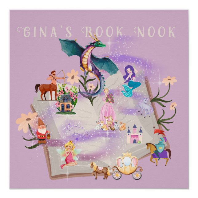 Poster Livre d'histoire personnalisée (Devant)