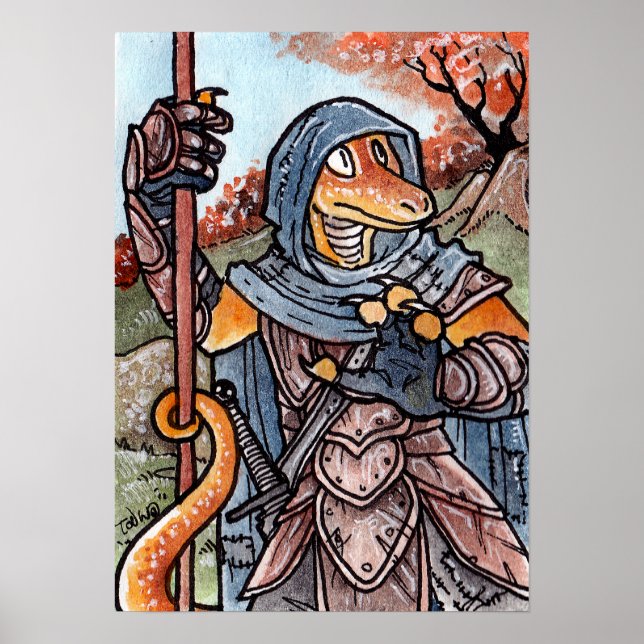 Poster Lizard Warrior (Devant)