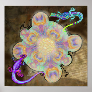 Poster Lizards bizarres