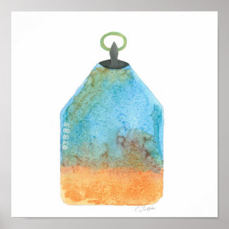 Poster Lobster Buoy Print