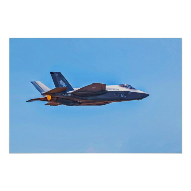 Poster Lockheed Martin F-35A Lightning II (Devant)
