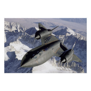 Poster Lockheed SR-71B Blackbird