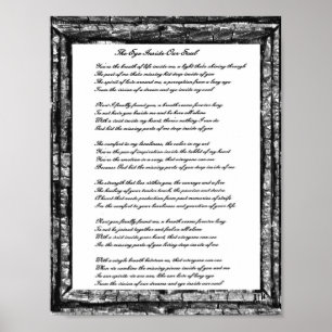 Poster L'œil à l'intérieur de notre âme