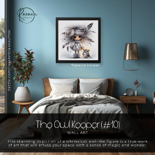 Poster L'œuvre d'art murale Le Gardien de hiboux (#10)