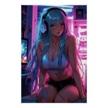 Lofi Gamer Girl | Anime de refroidissement esthéti