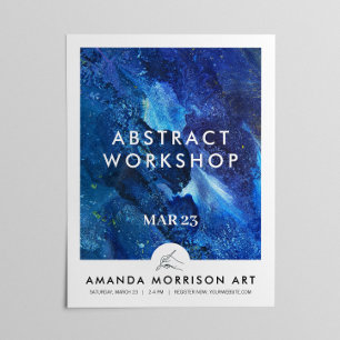 Poster Logo à la main d'artiste moderne