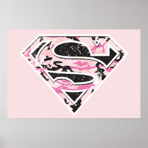 Poster Logo Camouflage Supergirl