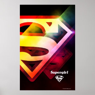 Poster Logo couleur supergirl