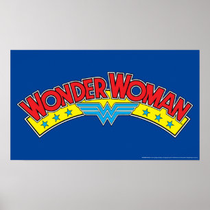 Poster Logo de la bande dessinée Wonder Woman 1987