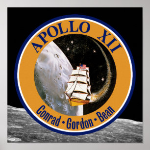 Poster Logo du correctif de mission Apollo 12