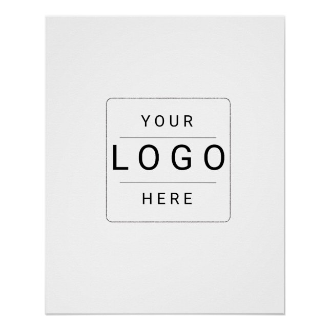Poster Logo personnalisé (Devant)
