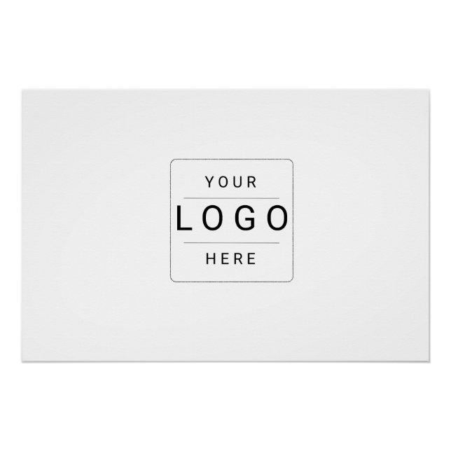 Poster Logo personnalisé (Devant)