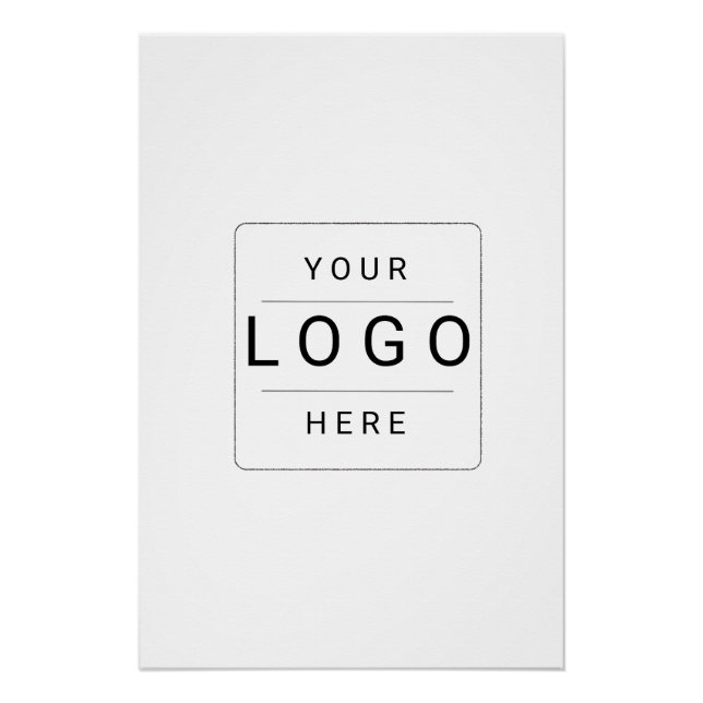 Poster Logo personnalisé (Devant)